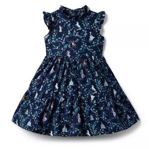 Janie & Jack Frozen print toile dress